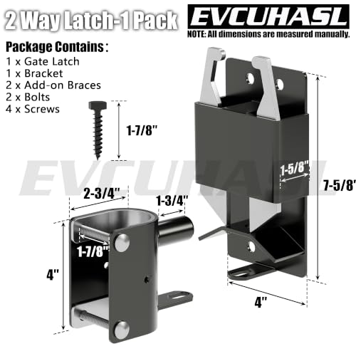 2 Way Heavy Duty Lockable Gate Latch