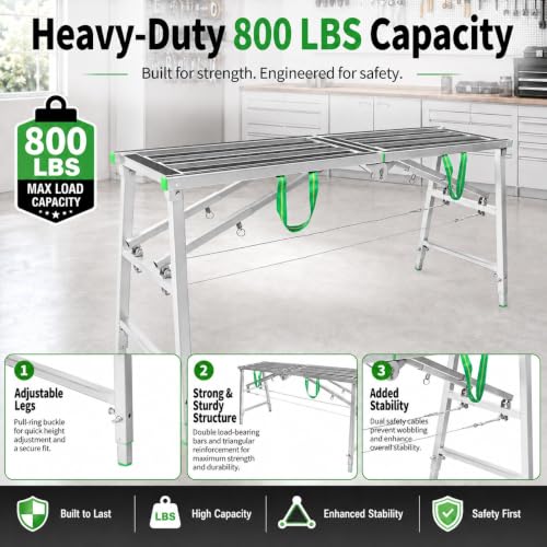 Adjustable Work Platform 770LBS
