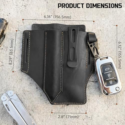 Leather Multitool Sheath for EDC Tools