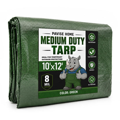 10x12 FT General Green Tarp (10x12 FT)