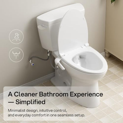 Ultra Slim Bidet Attachment for Toilet