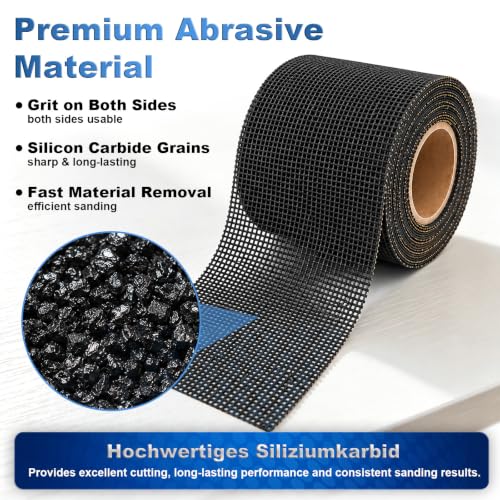 4-1/5 Inch Wide x 5.5 Yard Long Sanding Screen Mesh Roll