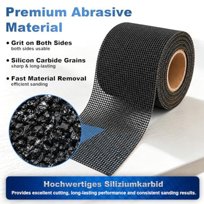 4-1/5 Inch Wide x 5.5 Yard Long Sanding Screen Mesh Roll