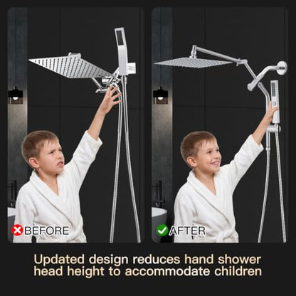 All Metal Shower Head with Handheld