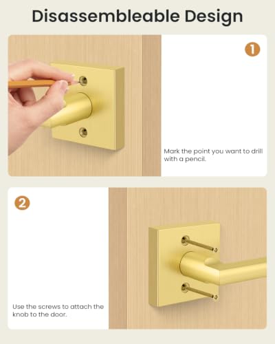 Square Interior Door Handles