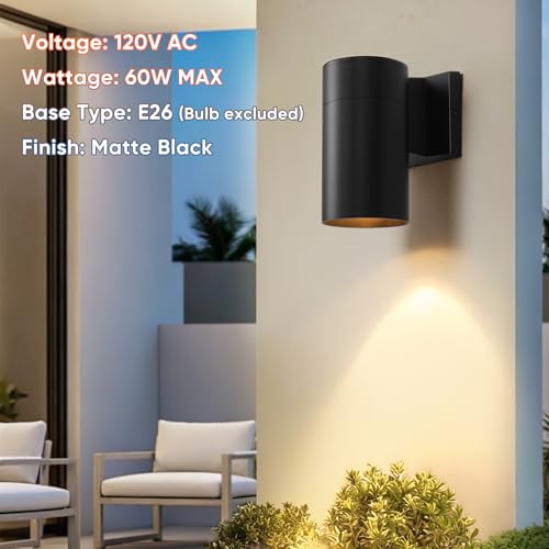 Aluminum Outdoor Wall Sconce Lighting