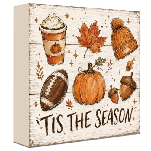 Fall Decorations for Home Wood Sign Fall Decor Shelf Decor
