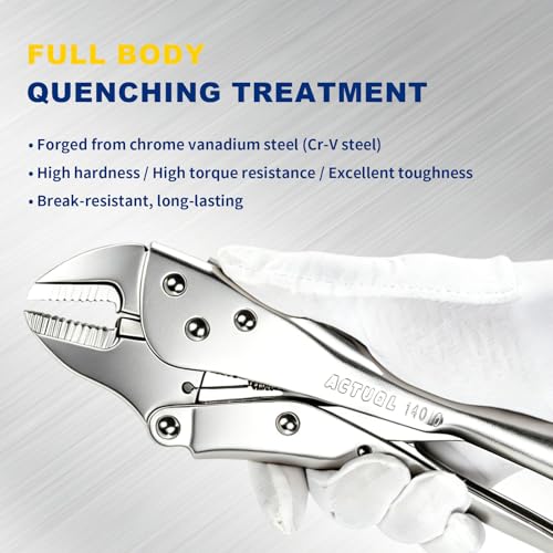 Curved Jaw Locking Pliers 10 (10-Inch)