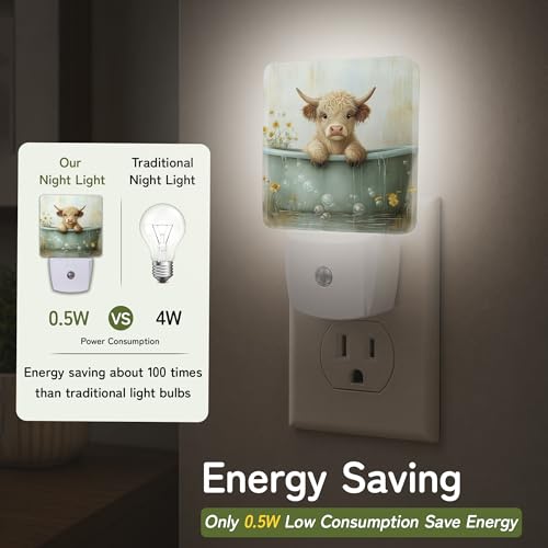 Night Light Night Lights Plug into Wall with Dusk to Dawn Sensor for Bedroom Bathroom Hallway Kitchen