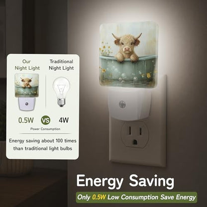Night Light Night Lights Plug into Wall with Dusk to Dawn Sensor for Bedroom Bathroom Hallway Kitchen