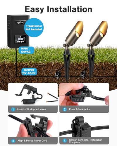 Solid Brass Low Voltage Landscape Lighting