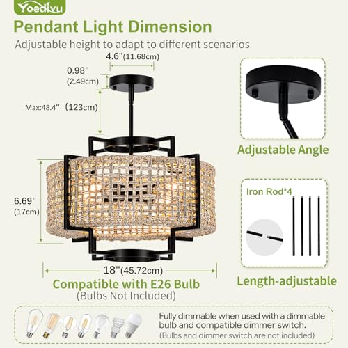 Rattan Chandelier