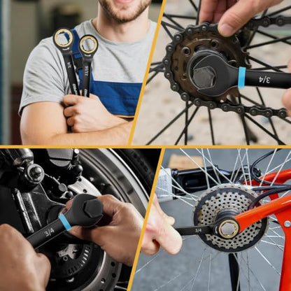 Flex Head Ratcheting Wrench Set
