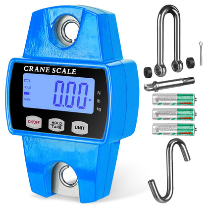 660lb Digital Hanging Scale (Blue / 660lbs)