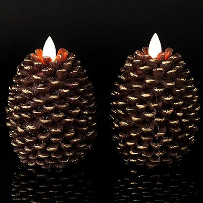 Flameless Candles with 6H Timer Battery Operated