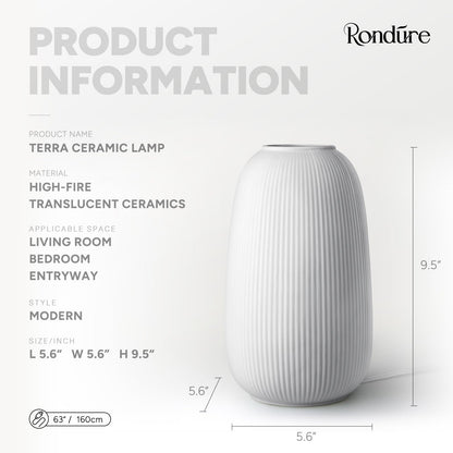 Modern Ceramic Decorative Table Lamp Living Room Bedroom Bedside