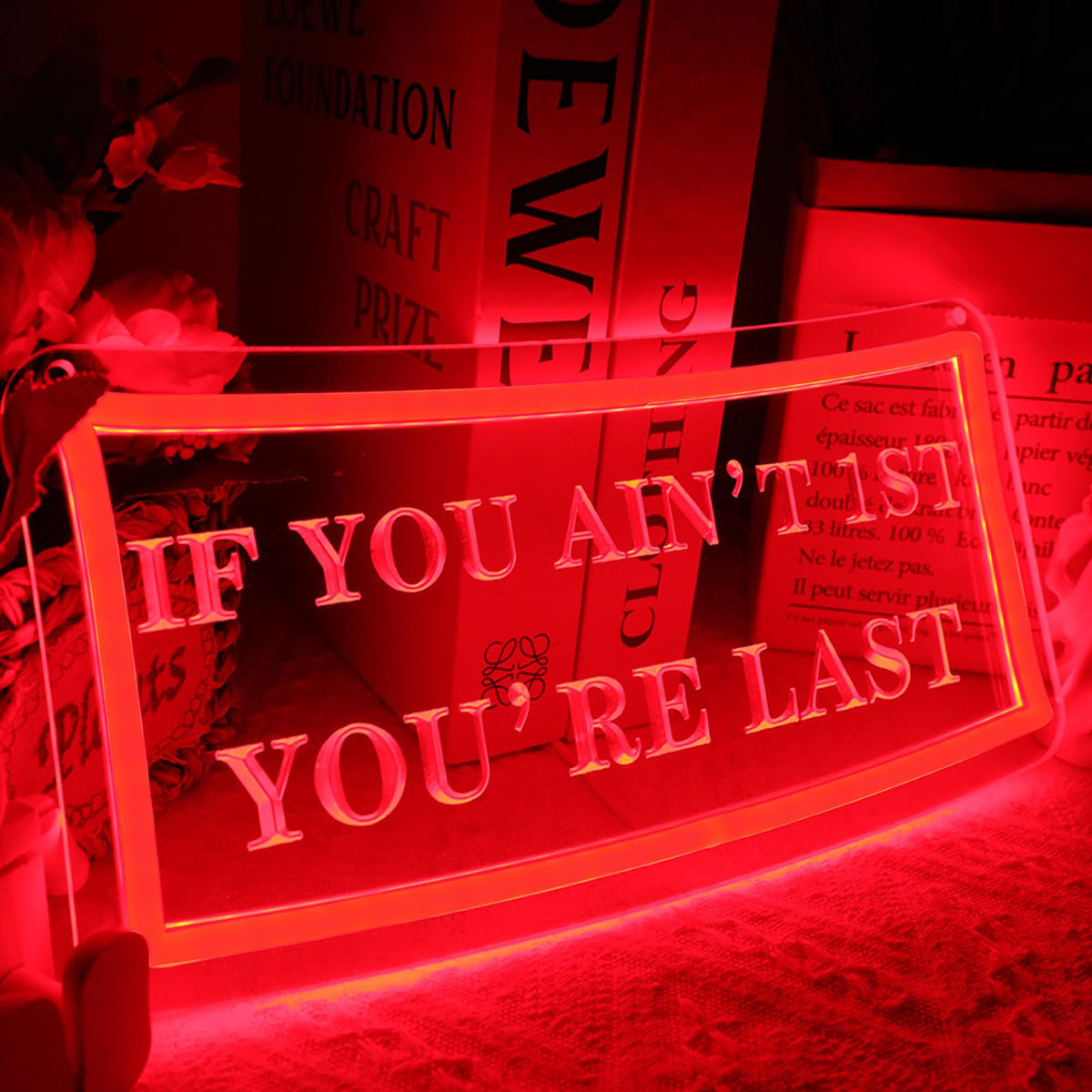 Racing Neon Sign for Wall Decor (Red-LAST)