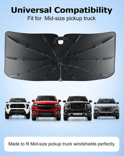 Truck Windshield Sun Shade Umbrella for 4runner Tacoma Colorado