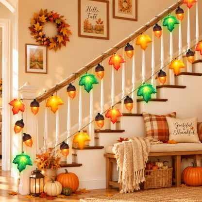 Fall String Lights LED Battery Operated Lights