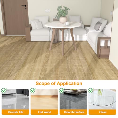 Dark Wood Peel and Stick Floor Tiles