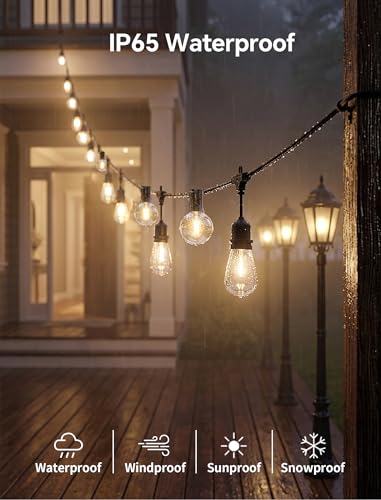 28Ft Outdoor String Lights