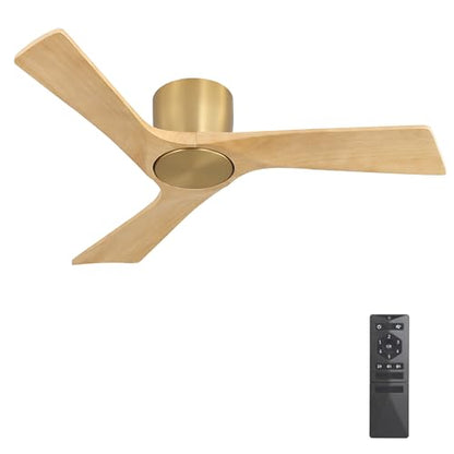 Flush Mount Ceiling Fan without Light 36"