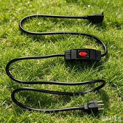 Waterproof 15A Inline Switch Power Cord