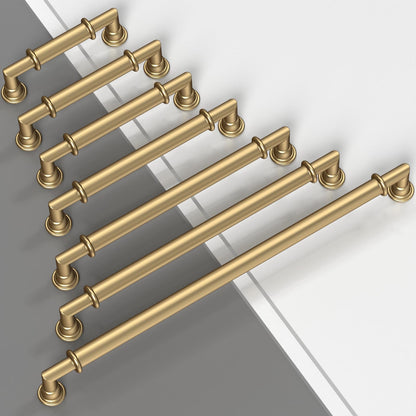 10 Pack Champagne Bronze Cabinet Pulls 3.5 Inch (3.5" Hole Center / Champagne Bronze)