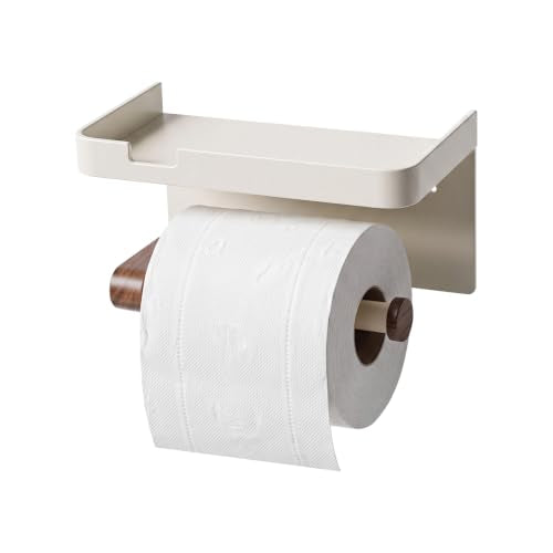 Toilet Paper Holder with Shelf