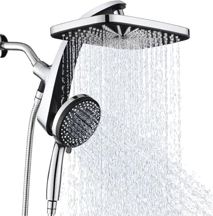Rain Shower Head with Handheld Showerhead