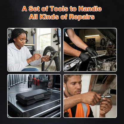 66 in 1 Magnetic Ratchet Screwdriver Set With Case