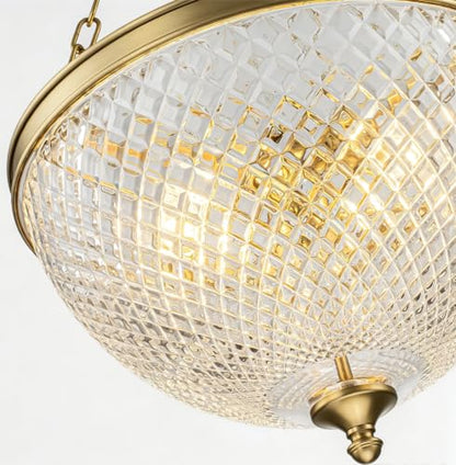 3 Light Semi Flush Mount Ceiling Light