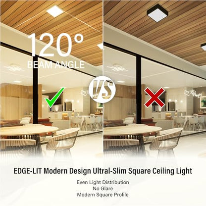 6 Inch Square LED Ceiling Light