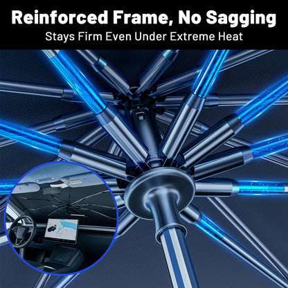 Car Windshield Sun Shade Umbrella for Ford Transit Connect 2010 (For Ford Transit Connect 2010-2023)