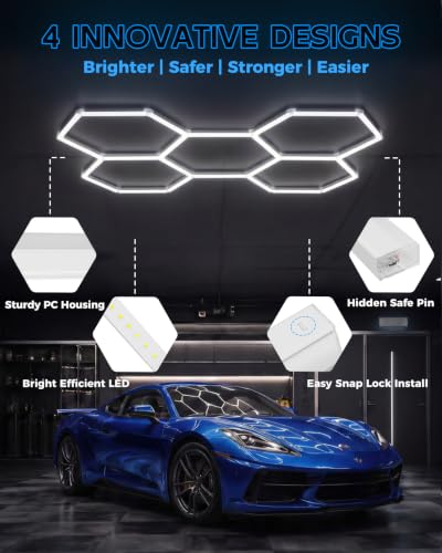 Hexagon Garage Lights
