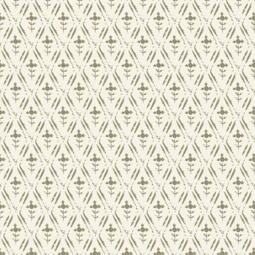 Farmhouse Peel and Stick Wallpaper Tiny Floral Wall Paper Vintage Rustic Cottage Contact Paper Geometric
