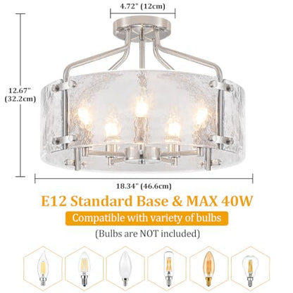 Semi Flush Mount Ceiling Light