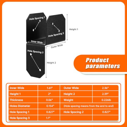 Post Cap Tie Brackets