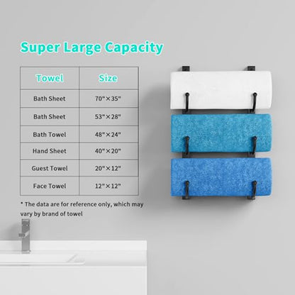 Towel Rack Bathroom Storage