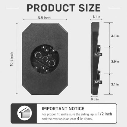 8141DBL Siding Mounting Plate