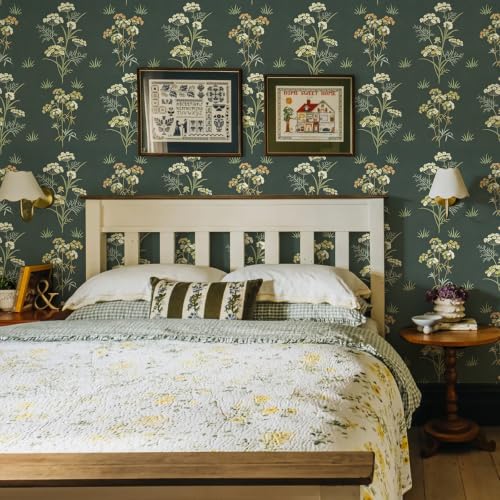 Vintage Floral Peel and Stick Wallpaper Botanical Contact Paper