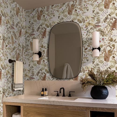 Wallpaper Peel and Stick Removable Renter Friendly Contact Paper Flower wall murals for Home Decor