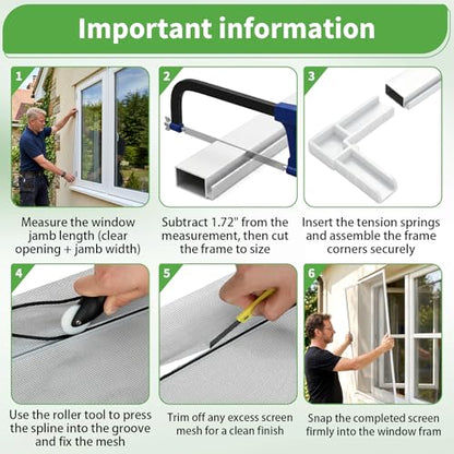 2539 Window Screen Frame Kit