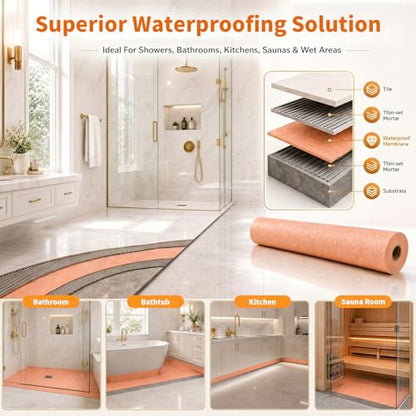 Professional Waterproofing Membrane for Shower
