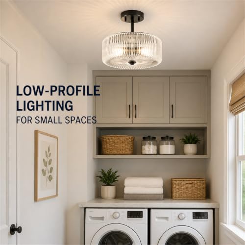 Milk Glass Ceiling Light