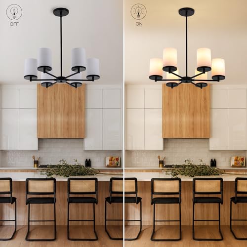 Modern 6 Light Chandelier