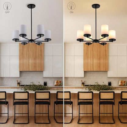 Modern 6 Light Chandelier