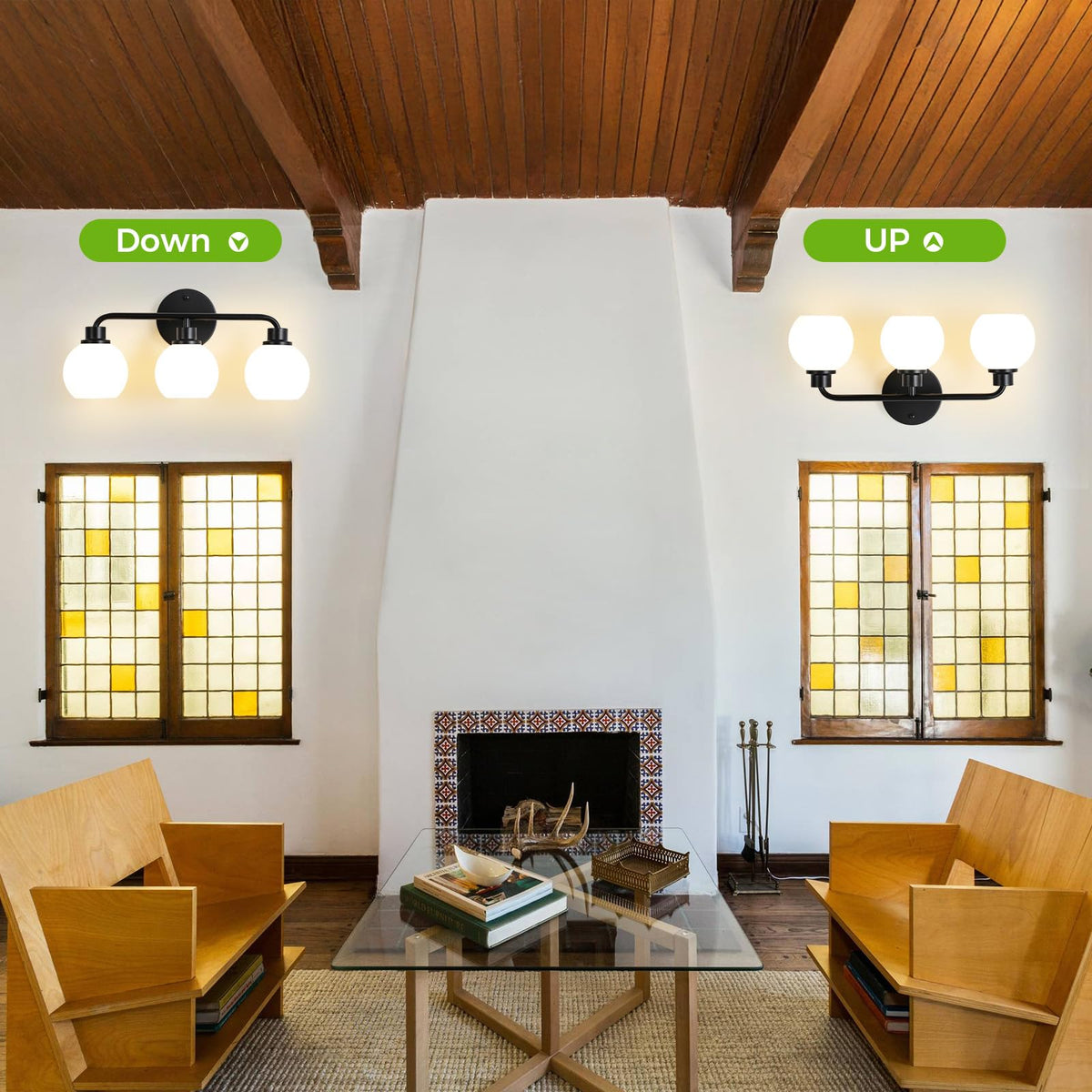 Bathroom Light Fixtures Black Vanity Light 3 Light Bathroom Lights (Black / 3-Lights)