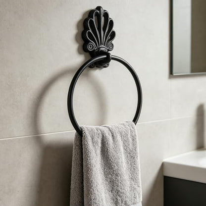 Rust Vintage Cast Iron Solid Towel Ring