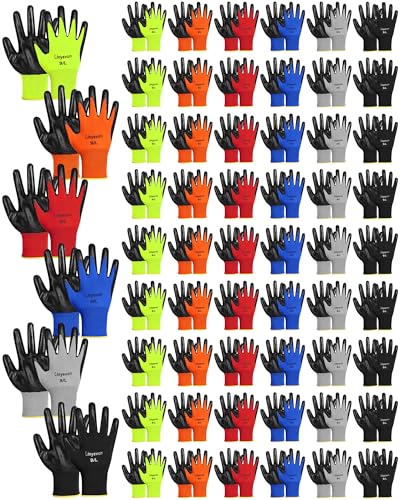 Pairs PU Coated Work Gloves Bulk